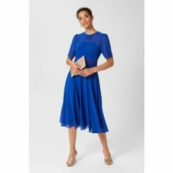 Hobbs Blue Cressida Dress