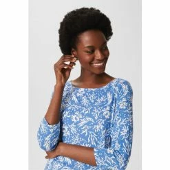 Hobbs Blue Sonya Printed Top -Hobbs Sales unnamed file 1042