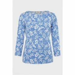 Hobbs Blue Sonya Printed Top -Hobbs Sales unnamed file 1043