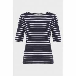 Hobbs Blue Katie Button Back Top -Hobbs Sales unnamed file 1187