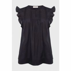 Hobbs Holly Blue Cotton Top -Hobbs Sales unnamed file 1207