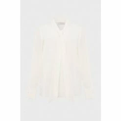 Hobbs Cream Pearl Silk Blouse -Hobbs Sales unnamed file 1242