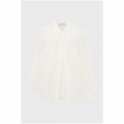 Hobbs Cream Pearl Silk Blouse -Hobbs Sales unnamed file 1243
