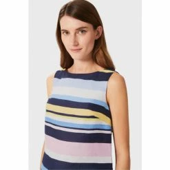 Hobbs Blue Kinsley Linen Top -Hobbs Sales unnamed file 1246