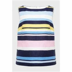 Hobbs Blue Kinsley Linen Top -Hobbs Sales unnamed file 1248