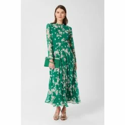 Hobbs Green Rosabelle Silk Dress