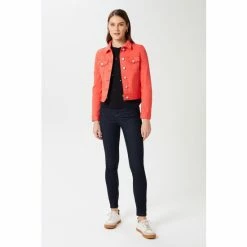 Hobbs Mariam Pink Denim Jacket