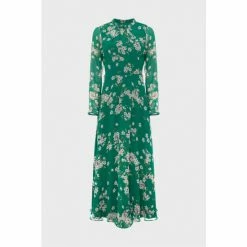 Hobbs Green Rosabelle Silk Dress -Hobbs Sales unnamed file 138