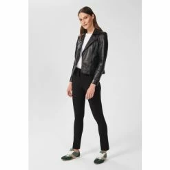 Hobbs Black Dakota Leather Jacket 2 Hobbs Black Dakota Leather Jacket -Hobbs Sales unnamed file 1413