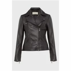 Hobbs Black Dakota Leather Jacket 4 Hobbs Black Dakota Leather Jacket -Hobbs Sales unnamed file 1415