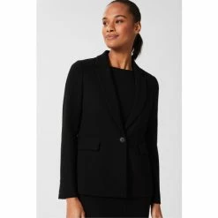 Hobbs Black Alva Longline Jacket -Hobbs Sales unnamed file 1510