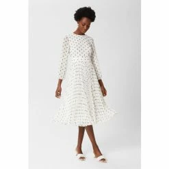 Hobbs Ivory Cream Selena Dress