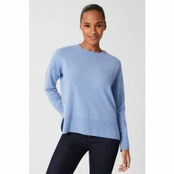 Hobbs Blue Cashmere Effie Jumper