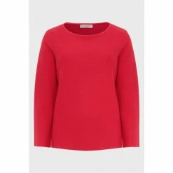 Hobbs Womens Pink Beatrice Cotton Jumper -Hobbs Sales unnamed file 1622