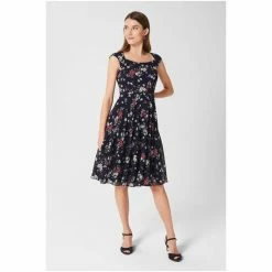 Hobbs Blue Lauren Dress -Hobbs Sales unnamed file 164