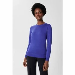 Hobbs Blue Penny Merino Jumper