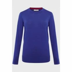Hobbs Blue Penny Merino Jumper -Hobbs Sales unnamed file 1652