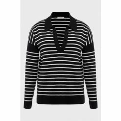 Hobbs Karissa Black Stripe Jumper -Hobbs Sales unnamed file 1690
