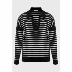 Hobbs Karissa Black Stripe Jumper -Hobbs Sales unnamed file 1691