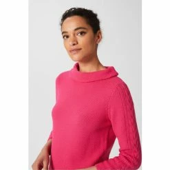 Hobbs Pink Camilla Cable Jumper -Hobbs Sales unnamed file 1750
