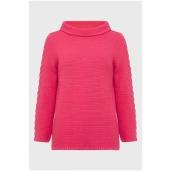 Hobbs Pink Camilla Cable Jumper -Hobbs Sales unnamed file 1752
