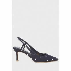 Hobbs Blue Celia Slingback Shoes