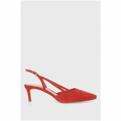 Hobbs Red Melissa Slingback Shoes