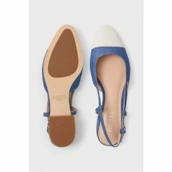 Hobbs Colette Blue Slingback Shoes -Hobbs Sales unnamed file 1829