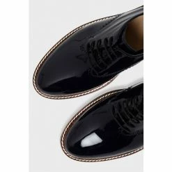 Hobbs Blue Chelsey Lace-Up Shoes -Hobbs Sales unnamed file 1954