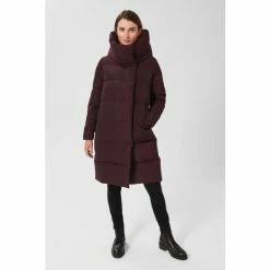 Hobbs Red Heather Puffer Jacket