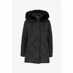 Hobbs Loren Black Puffer Coat
