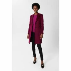 Hobbs Burgundy Red Tilda Coat -Hobbs Sales unnamed file 2117