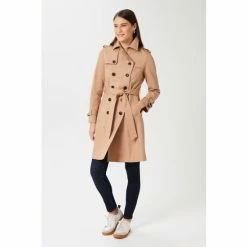 Hobbs Saskia Brown Trench Coat