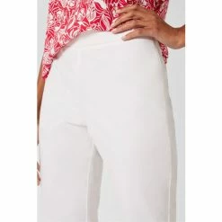 Hobbs White Kaya Capri Trousers -Hobbs Sales unnamed file 2137