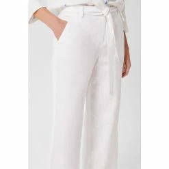 Hobbs White Jacqui Trousers -Hobbs Sales unnamed file 2142