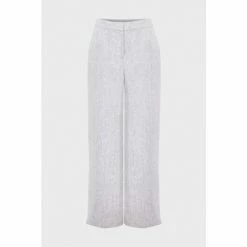 Hobbs Womens Blue Maeve Linen Trouser -Hobbs Sales unnamed file 2183