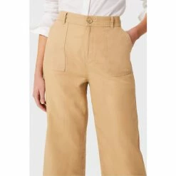 Hobbs Dora Crop Brown Trousers -Hobbs Sales unnamed file 2218