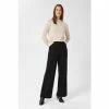 Hobbs Petite Black Pippa Wide Trousers