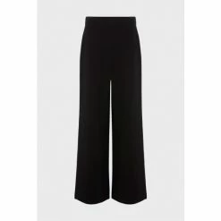 Hobbs Petite Black Pippa Wide Trousers -Hobbs Sales unnamed file 2279