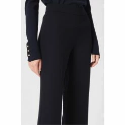 Hobbs Blue Abigail Wide Trousers -Hobbs Sales unnamed file 2293