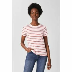 Hobbs White Pixie Striped T-Shirt