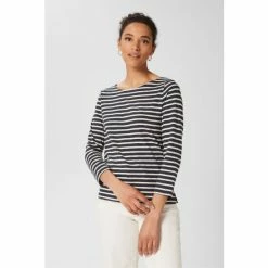 Hobbs Avia Blue Striped T-Shirt