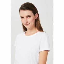 Hobbs White Pixie Cotton T-Shirt 2 Hobbs White Pixie Cotton T-Shirt -Hobbs Sales unnamed file 2474