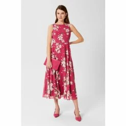 Hobbs Pink Carly Dress