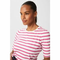 Hobbs Pink Eva Striped T-Shirt -Hobbs Sales unnamed file 2484
