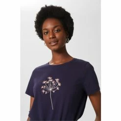 Hobbs Jamie Blue Embroidered T-Shirt -Hobbs Sales unnamed file 2489
