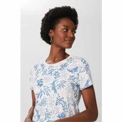 Hobbs Blue Pixie Printed T-Shirt -Hobbs Sales unnamed file 2509