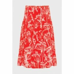 Hobbs Red Melina Skirt -Hobbs Sales unnamed file 2535