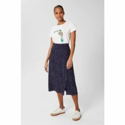 Hobbs Annette Blue Skirt
