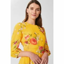 Hobbs Yellow Jasmina Dress -Hobbs Sales unnamed file 257